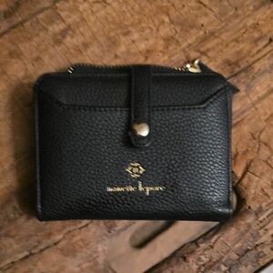 Sleek Black Leather Wallet by